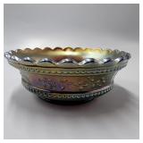 Northwood Carnival Glass Berry Bowl Northwood Carnival Glass Berry Bowl