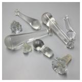 Vintage Glass Pestles & Stoppers Lot Vintage Glass Pestles & Stoppers Lot