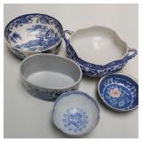 Lot of Misc Blue Print China Lot of Misc Blue Print China