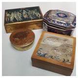 Lot of Decorative Boxes/Tins. Lot of Decorative Boxes/Tins.