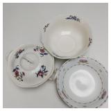 Lot of Floral Theme Serving Dishes