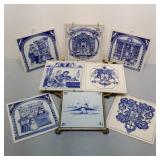 Deift Holland Blue Painted Tiles Deift Holland Blue Painted Tiles