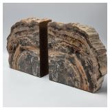 Arizona Petrified Wood Bookend Pair Arizona Petrified Wood Bookend Pair