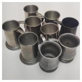 Lot of Pewter Mugs Lot of Pewter Mugs