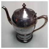 Silver On Copper Tea Kettle Silver On Copper Tea Kettle