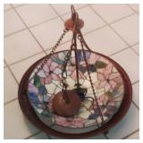 Modern Faux Stained Glass Light Fixture Modern Faux Stained Glass Light Fixture