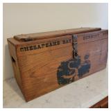 Vintage Pine Chesapeake Bay Gunning Box