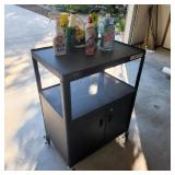 Metal Media Cabinet w/Cleaning Supplies Metal Media Cabinet w/Cleaning Supplies