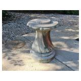 Stone Bird Bath Base Stone Bird Bath Base