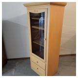 Ethan Allen Glass Wooden Cabinet Ethan Allen Glass Wooden Cabinet