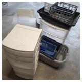Lot of Storage Totes Lot of Storage Totes