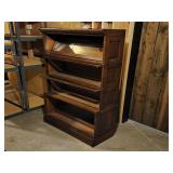 Vintage Lawyer Glass Door Bookshelf Vintage Lawyer Glass Door Bookshelf