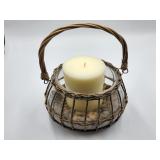Glass Candle Holder Glass Candle Holder