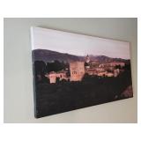 Stone Chapel Mountainside Canvas Art Stone Chapel Mountainside Canvas Art