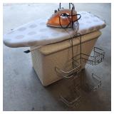 Iron w/iron Board and Laundry Hamper Iron w/iron Board and Laundry Hamper