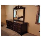 Sumter Cherry Bedroom Set Dresser w/Mirror Sumter Cherry Bedroom Set Dresser w/Mirror