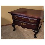 Sumter Cherry Nightstand w/Vintage Gold Handles Sumter Cherry Nightstand w/Vintage Gold Handles