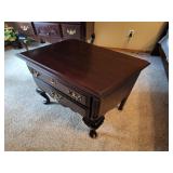 Sumter Cherry Night Stand w/ Vintage Gold Handles Sumter Cherry Night Stand w/ Vintage Gold Handles