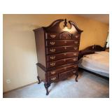 Sumter Co.Wood Chest w/ Vintage Gold Handles Sumter Co.Wood Chest w/ Vintage Gold Handles