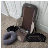 Homedics Back Massager & Comfort Kit