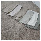 Tan Set of 6 Trousers Tan Set of 6 Trousers