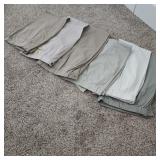 Tan Set of 6 Trousers