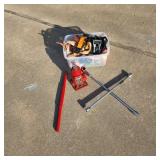 Floor Jack, Lug Wrench, & Straps Floor Jack, Lug Wrench, & Straps