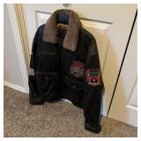 Guess Classic Leather Air Command Jacket Guess Classic Leather Air Command Jacket