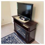 Whalen Electric Fireplace w/ HD Vizio 32' Whalen Electric Fireplace w/ HD Vizio 32'
