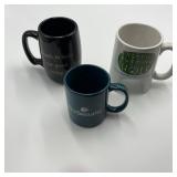 Set of 3 Coffee Cups