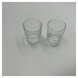 Set of 2 Glass Cups