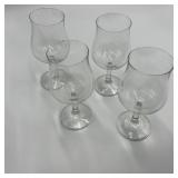 Set of 4 Glass Cups Set of 4 Glass Cups