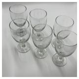 Set of 6 Glass Cups Set of 6 Glass Cups