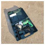 Hitachi Electric 1/2' Drill w/Case Hitachi Electric 1/2' Drill w/Case