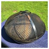 Round Metal Fire Pit & Grill Round Metal Fire Pit & Grill