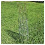 Lot of Galvanized Steel Wire Round Tomato Cage