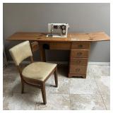 Dial Sew Sewing Desk Set w/Chair Dial Sew Sewing Desk Set w/Chair