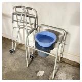 Drive Medical Walker w/Bedside Commode Drive Medical Walker w/Bedside Commode