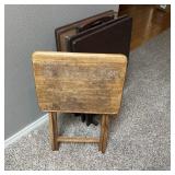 5 Pc. Wooden Tray Tables