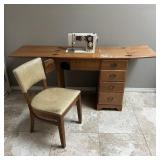 Dial Sew Sewing Desk Set w/Chair Dial Sew Sewing Desk Set w/Chair