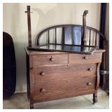 Antique Dresser w/ Mirror Antique Dresser w/ Mirror