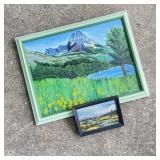 2 Signed Oil Paintings 2 Signed Oil Paintings