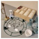 Candle Holders w/ Candles Candle Holders w/ Candles