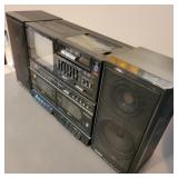 York PT 1500 Boom Box w/ 4.5 Inch TV