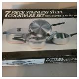 7 Piece Cookware Set New