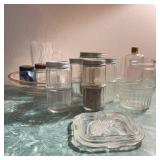 Vintage Kitchen Jars/ Glassware