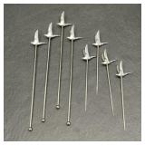 Grey Goose Stainless Swizzle Sticks & Fruit Picks Grey Goose Stainless Swizzle Sticks & Fruit Picks