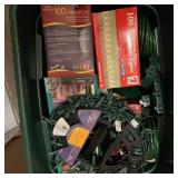 #2 Rubbermaid Tote w/ Christmas Lights #2 Rubbermaid Tote w/ Christmas Lights