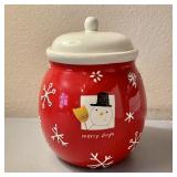 Vintage Hallmark Snowman Jar