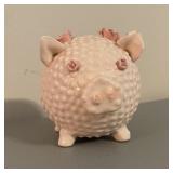 Vintage Lefton Hobnail Piggy Bank